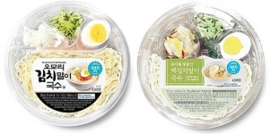 편의점 GS25, 간편+시원한 오모리 김치말이 국수 출시했다
