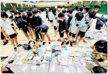 장흥중학교 학생자치회, ‘아나바다 장터’ 수익금 기부