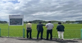 군산시, 친환경쌀 생산단지 현장 방문