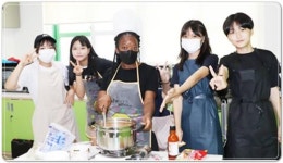 여수 안산중학교,여름방학 영어캠프 학생들 큰 호응
