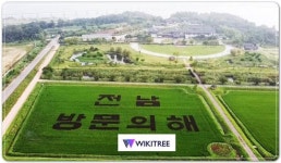 전남도농업테마공원 ‘전남 방문의 해’ 논 그림 눈길