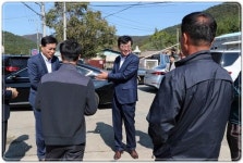 김성 장흥군수·왕윤채 군의회 의장, 수해복구현장 합동점검