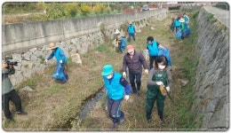 광주시 동구, 민·관 합동 ‘내지천 도랑살리기’ 환경정화 실시