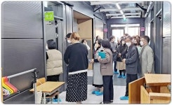 광주시교육청, 봉주초등학교 모듈러 교사 견학행사 실시