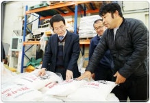 전남 강진군, 쌀 틈새시장 마케팅 우수업체 현장방문 격려