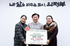 의순공주대제 보유자 장영순, 의정부시에 성금 200만원 전달