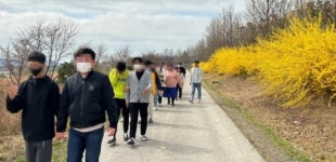 광주시 광산구 수완건강생활지원센터, 장애인 건강걷기 활동 지원