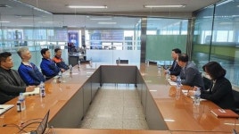 강수현 양주시장, 관내 중소기업 찾아 애로사항 청취