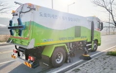 전남 목포시, 도로 재 비산먼지 청소…숨쉬기 편한 환경만들기