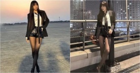 키 172cm 걸그룹 멤버, 어린 시절 해왔던 줄넘기가 폭풍성장 비결이라고... (영상)
