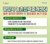 전남 광양시, 농촌인력중개센터 운영으로 농촌 인력 부족 해소