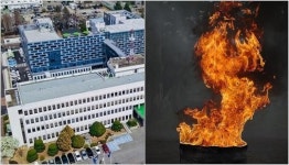 “지인 석방해” 경남경찰청 앞에서 몸에 휘발유 뿌리고 라이터까지 킨 남성