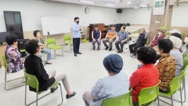 [포토]한국건강관리협회 광주전남지부, 광주공원노인복지관 건강강의 및 건강캠페인 실시