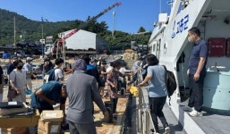 전남 고흥군, ‘시산페리호’ 운항 중단에, 행정선 긴급 투입
