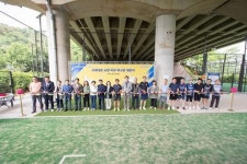 인천 서구, 가정동 국제대로 교량 하부 족구장 개장