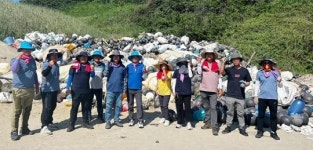 전남 신안군, 도초면 우이도 성촌 해변 연안 정화 활동 실시