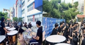 이리동중 “오케스트라 연주 들으며 등교해요”
