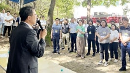 공무원연금공단 문성유 상임감사,천안상록리조트 재난대응 합동훈련 점검