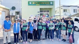 [포토]광주시 남구 월산동 자생단체, 추석 맞이 일제 대청소