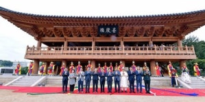 [포토]강기정 광주광역시장, 희경루 중건 기념식 참석