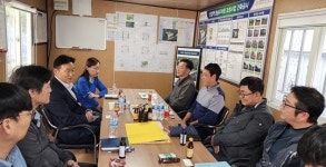 남양주도시공사 이계문, 진접역 환승주차장 건립 공사현장 점검