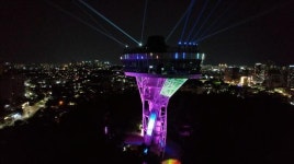 광주시, 미디어아트 ‘사직 빛의 숲’ 시범운영