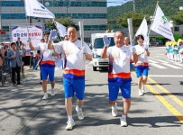 전남 화순군, 전국체전 성공 기원하는 성화 순회 봉송행사 개최