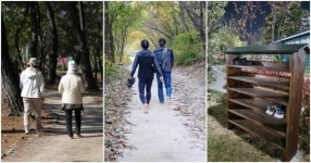 맨발 걷기 좋은 도시 포항, 맨발로 관리에 시민 자발적 동참 ‘눈길’