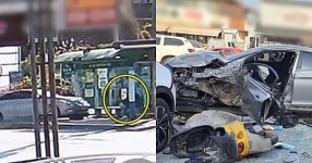 16세 여고생 즉사…정류장 돌진한 운전자, 1시간 전 찍힌 경악스런 장면