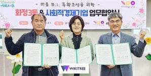 [포토]광주시 서구 화정3동,사회적기업과 마을 BI 특화조성 위한 MOU 체결