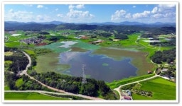 광주시 광산구 숨은 보석 평동호수, 지역 대표 ‘힐링 명소’로