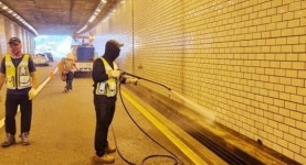 전남 목포시,설 맞이 양을산 ‧ 갓바위터널, 옥암지하차도 청소 추진