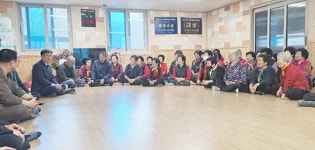 전남 장흥군 관산읍, 73개 경로당 순회 방문