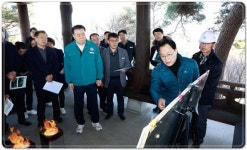 전남 화순군 간부 공무원, 주요 현안 사업장 방문