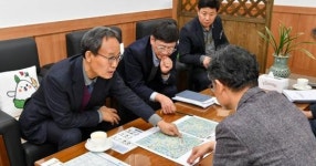 박남서 영주시장, 김홍목 부산국토관리청장과 면담
