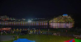 경주 형산강 연등문화축제 2일 개막