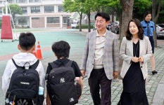 김동근 의정부시장, 가능초 어린이보호구역 통학로 점검