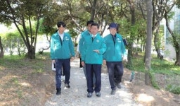 정인화 광양시장, 도심지 열환경 개선 현장 찾아 나서