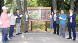 [포토]강기정 광주광역시장,화정근린공원 정책소풍