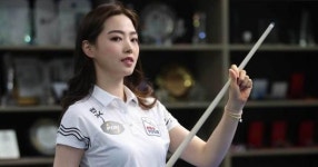 당구 여신 차유람이 이변을 연출했다… 딱 한 번의 기회 천금 같은 동점타