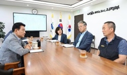 김동근 의정부시장, 106번 대체노선 관련 운수업체 관계자들과 면담