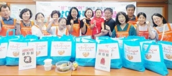 광주시 동구 학동, 경로당 어르신에 여름 보양식 나눔