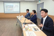 김동근 의정부시장, 신곡권역 현장 티타임 진행