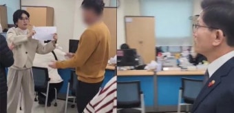 비상계엄 사과 거부했던 김문수가 이틀 전에 의정부에서 겪은 돌발상황 (영상)
