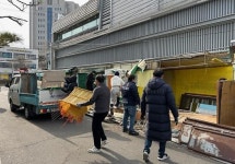 미추홀구, 석바위시장 인근 불법 노점 2개소 행정대집행 실시