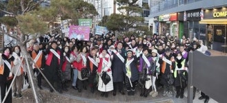 김정헌 중구청장 쾌적한 하늘도시 초록길 환경정화 활동 동참