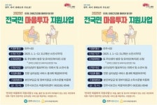 전국민 마음투자 지원사업으로 전주시민 마음건강 돌봄