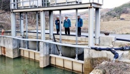 장세일 영광군수, 백수·염산 상수원지 가뭄대책 추진현장 점검