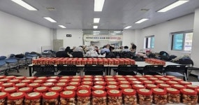 부안군자원봉사센터 기쁨두배봉사단, 어르신 섬김 양파김치 나눔 봉사 전개