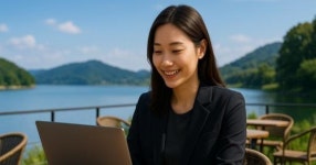 호수뷰 옵션에 워라밸이 기본… 워케이션 참가자 모집 중이라는 이곳